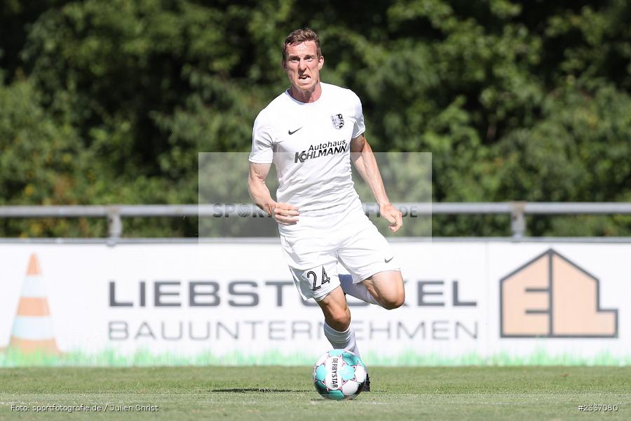 Sebastian Fries, Sportgelände, Karlburg, 13.08.2022, BFV, sport, action, Fussball, August 2022, Saison 2022/2023, Landesliga Nordwest, FCL, TSV, 1. FC Lichtenfels, TSV Karlburg - Bild-ID: 2337080