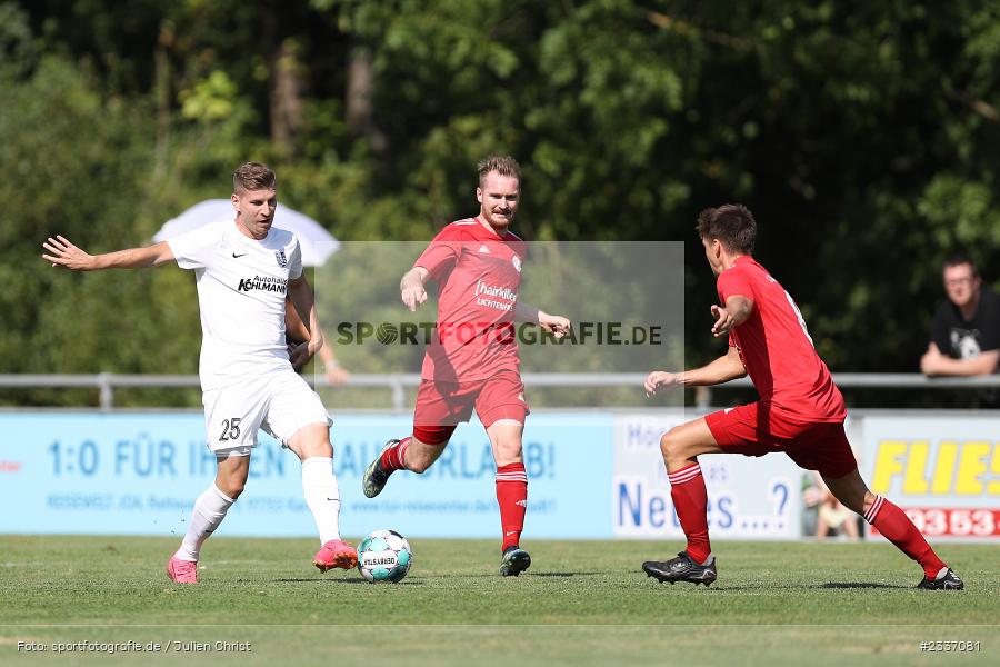 Julian Meyer, Sportgelände, Karlburg, 13.08.2022, BFV, sport, action, Fussball, August 2022, Saison 2022/2023, Landesliga Nordwest, FCL, TSV, 1. FC Lichtenfels, TSV Karlburg - Bild-ID: 2337081