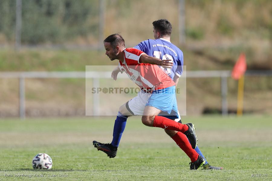 William Vielwerth, Sportgelände, Wernfeld, 14.08.2022, BFV, sport, action, Fussball, August 2022, Saison 2022/2023, Kreisklasse Würzburg, FCK, FVWA, (SG) FC Karsbach, FV Wernfeld/Adelsberg - Bild-ID: 2337211 William Vielwerth, Sportgelände, Wernfeld, 14.08.2022, BFV, sport, action, Fussball, August 2022, Saison 2022/2023, Kreisklasse Würzburg, FCK, FVWA, (SG) FC Karsbach, FV Wernfeld/Adelsberg - Bild-ID: 2337211