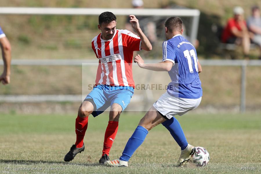 Sebastian Voicila, Sportgelände, Wernfeld, 14.08.2022, BFV, sport, action, Fussball, August 2022, Saison 2022/2023, Kreisklasse Würzburg, FCK, FVWA, (SG) FC Karsbach, FV Wernfeld/Adelsberg - Bild-ID: 2337217