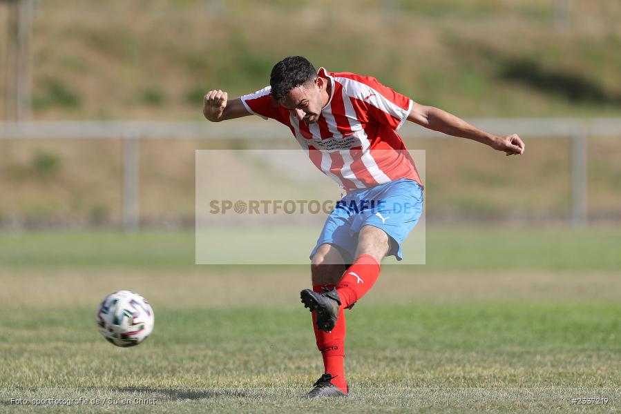 Sebastian Voicila, Sportgelände, Wernfeld, 14.08.2022, BFV, sport, action, Fussball, August 2022, Saison 2022/2023, Kreisklasse Würzburg, FCK, FVWA, (SG) FC Karsbach, FV Wernfeld/Adelsberg - Bild-ID: 2337219