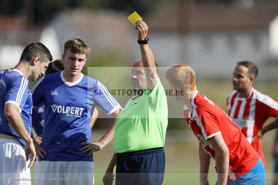 Schiedsrichter, Klaus Faulstich, Sportgelände, Wernfeld, 14.08.2022, BFV, sport, action, Fussball, August 2022, Saison 2022/2023, Kreisklasse Würzburg, FCK, FVWA, (SG) FC Karsbach, FV Wernfeld/Adelsberg - Bild-ID: 2337220