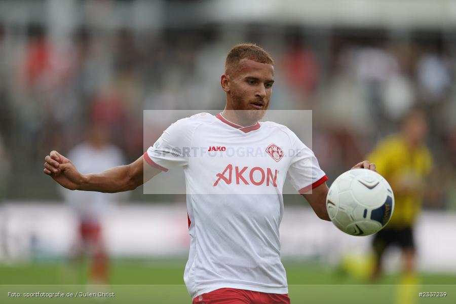 Benyas Solomon Junge-Abiol, FLYERALARM Arena, Würzburg, 19.08.2022, BFV, sport, action, Fussball, August 2022, Saison 2022/2023, RLB, 7. Spieltag, Regionalliga Bayern, VIL, DJK, FWK, DJK Vilzing, FC Würzburger Kickers - Bild-ID: 2337239