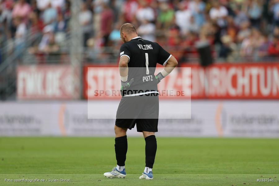 Maximilian Putz, FLYERALARM Arena, Würzburg, 19.08.2022, BFV, sport, action, Fussball, August 2022, Saison 2022/2023, RLB, 7. Spieltag, Regionalliga Bayern, VIL, DJK, FWK, DJK Vilzing, FC Würzburger Kickers - Bild-ID: 2337241