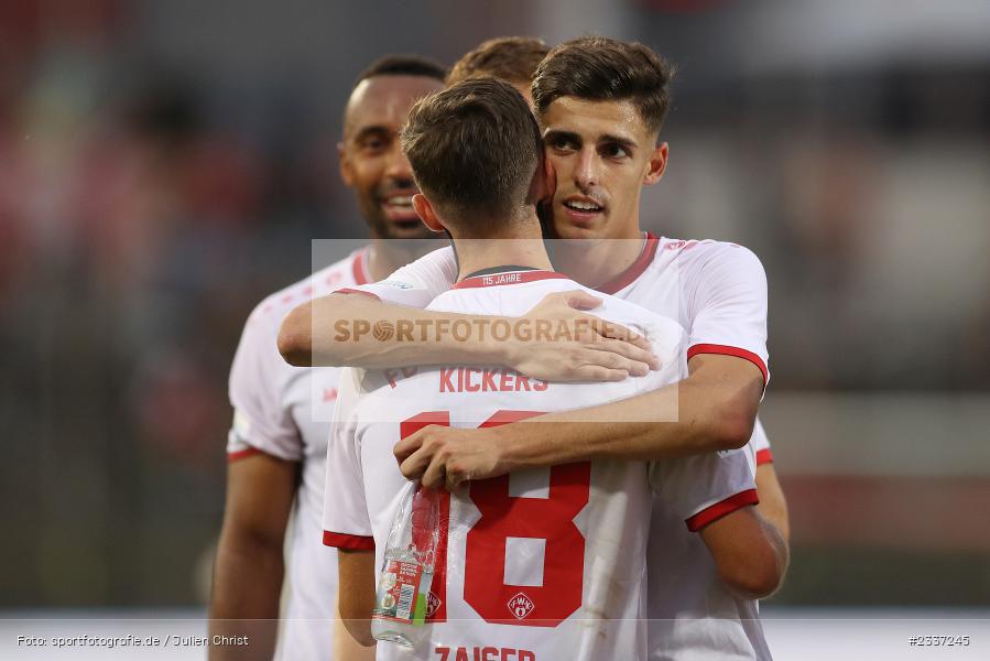 Jubel, Ivan Franjic, FLYERALARM Arena, Würzburg, 19.08.2022, BFV, sport, action, Fussball, August 2022, Saison 2022/2023, RLB, 7. Spieltag, Regionalliga Bayern, VIL, DJK, FWK, DJK Vilzing, FC Würzburger Kickers - Bild-ID: 2337245