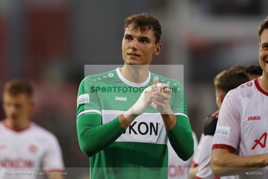 Marc Richter, FLYERALARM Arena, Würzburg, 19.08.2022, BFV, sport, action, Fussball, August 2022, Saison 2022/2023, RLB, 7. Spieltag, Regionalliga Bayern, VIL, DJK, FWK, DJK Vilzing, FC Würzburger Kickers - Bild-ID: 2337246