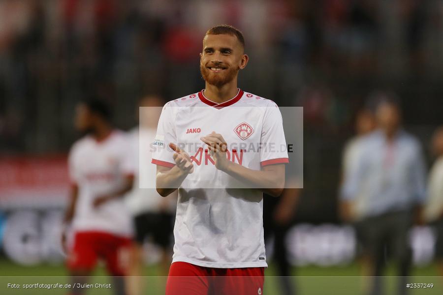 Benyas Solomon Junge-Abiol, FLYERALARM Arena, Würzburg, 19.08.2022, BFV, sport, action, Fussball, August 2022, Saison 2022/2023, RLB, 7. Spieltag, Regionalliga Bayern, VIL, DJK, FWK, DJK Vilzing, FC Würzburger Kickers - Bild-ID: 2337249