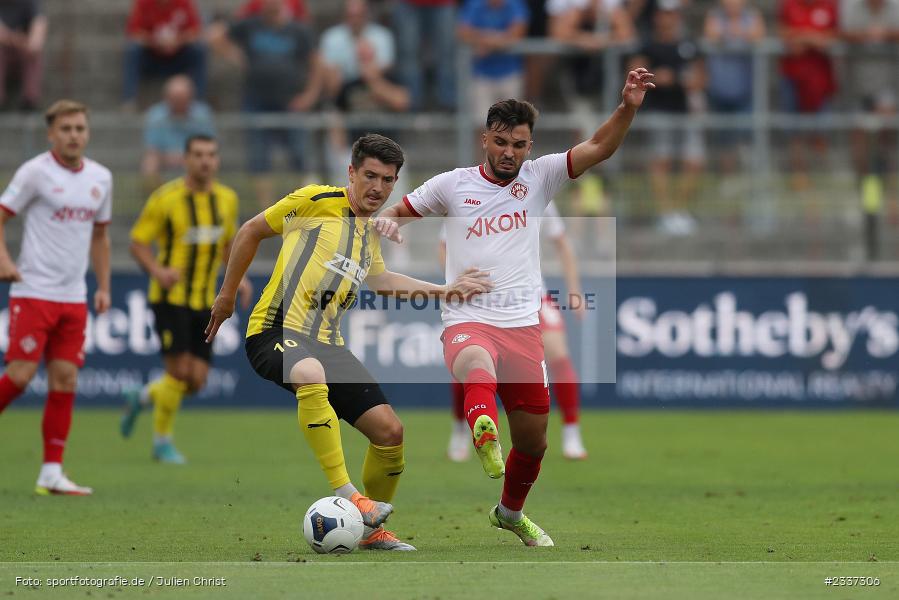 Jim-Patrick Müller, FLYERALARM Arena, Würzburg, 19.08.2022, BFV, sport, action, Fussball, August 2022, Saison 2022/2023, RLB, 7. Spieltag, Regionalliga Bayern, VIL, DJK, FWK, DJK Vilzing, FC Würzburger Kickers - Bild-ID: 2337306