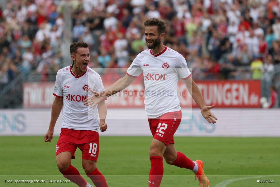 Maximilian Zaiser, FLYERALARM Arena, Würzburg, 19.08.2022, BFV, sport, action, Fussball, August 2022, Saison 2022/2023, RLB, 7. Spieltag, Regionalliga Bayern, VIL, DJK, FWK, DJK Vilzing, FC Würzburger Kickers - Bild-ID: 2337356