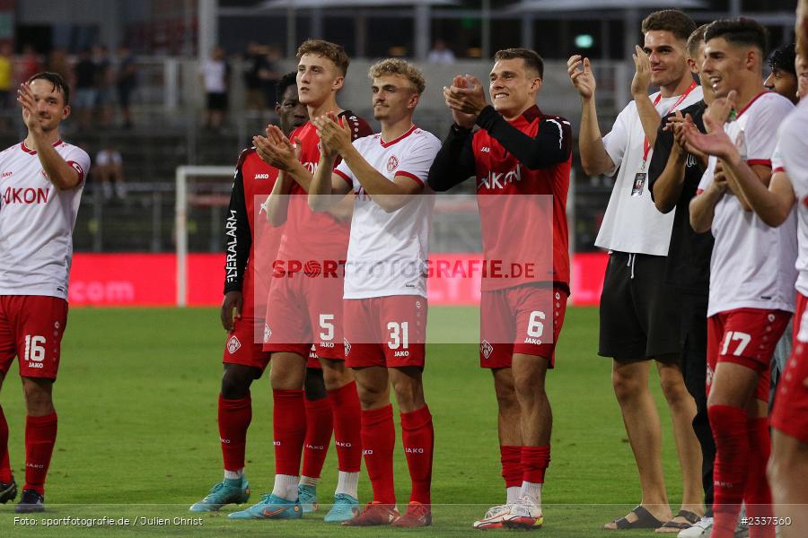 Tim Littmann, FLYERALARM Arena, Würzburg, 19.08.2022, BFV, sport, action, Fussball, August 2022, Saison 2022/2023, RLB, 7. Spieltag, Regionalliga Bayern, VIL, DJK, FWK, DJK Vilzing, FC Würzburger Kickers - Bild-ID: 2337360
