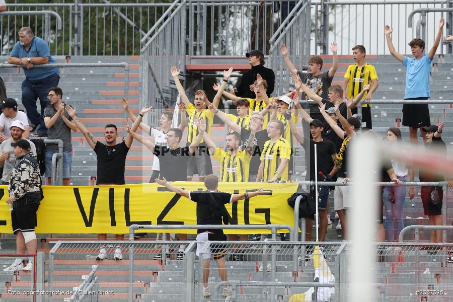 Fans, FLYERALARM Arena, Würzburg, 19.08.2022, BFV, sport, action, Fussball, August 2022, Saison 2022/2023, RLB, 7. Spieltag, Regionalliga Bayern, VIL, DJK, FWK, DJK Vilzing, FC Würzburger Kickers - Bild-ID: 2337395