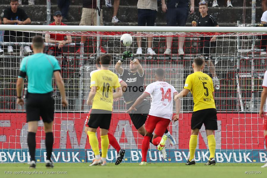 Maximilian Putz, FLYERALARM Arena, Würzburg, 19.08.2022, BFV, sport, action, Fussball, August 2022, Saison 2022/2023, RLB, 7. Spieltag, Regionalliga Bayern, VIL, DJK, FWK, DJK Vilzing, FC Würzburger Kickers - Bild-ID: 2337399