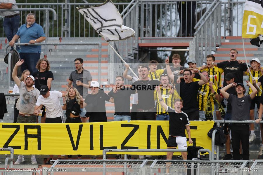 Fans, FLYERALARM Arena, Würzburg, 19.08.2022, BFV, sport, action, Fussball, August 2022, Saison 2022/2023, RLB, 7. Spieltag, Regionalliga Bayern, VIL, DJK, FWK, DJK Vilzing, FC Würzburger Kickers - Bild-ID: 2337406