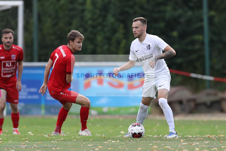 Justin Schulz, Kohlenberg Arena, Fuchsstadt, 20.08.2022, BFV, sport, action, Fussball, August 2022, Saison 2022/2023, 8. Spieltag, Landesliga Nordwest, TSV, FCF, TSV Karlburg, FC Fuchsstadt - Bild-ID: 2337502 Justin Schulz, Kohlenberg Arena, Fuchsstadt, 20.08.2022, BFV, sport, action, Fussball, August 2022, Saison 2022/2023, 8. Spieltag, Landesliga Nordwest, TSV, FCF, TSV Karlburg, FC Fuchsstadt - Bild-ID: 2337502