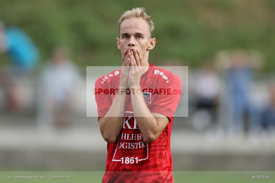 Yanik Pragmann, Kohlenberg Arena, Fuchsstadt, 20.08.2022, BFV, sport, action, Fussball, August 2022, Saison 2022/2023, 8. Spieltag, Landesliga Nordwest, TSV, FCF, TSV Karlburg, FC Fuchsstadt - Bild-ID: 2337505