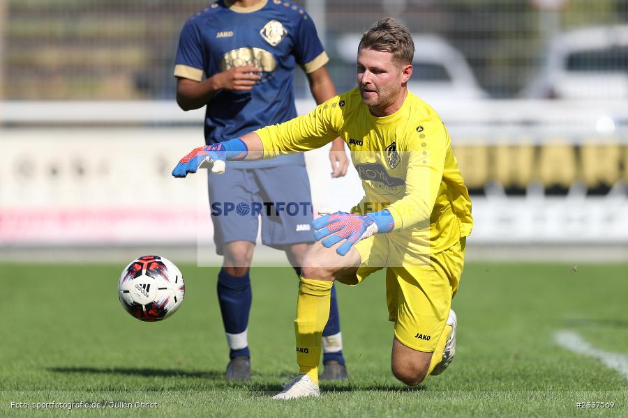 Daniel Hofmann, Sportgelände, Karlstadt, 21.08.2022, BFV, sport, action, Fussball, August 2022, Saison 2022/2023, 4. Spieltag, Kreisliga Würzburg, FCG, FVK, FC Gössenheim, FV Karlstadt - Bild-ID: 2337569 Daniel Hofmann, Sportgelände, Karlstadt, 21.08.2022, BFV, sport, action, Fussball, August 2022, Saison 2022/2023, 4. Spieltag, Kreisliga Würzburg, FCG, FVK, FC Gössenheim, FV Karlstadt - Bild-ID: 2337569