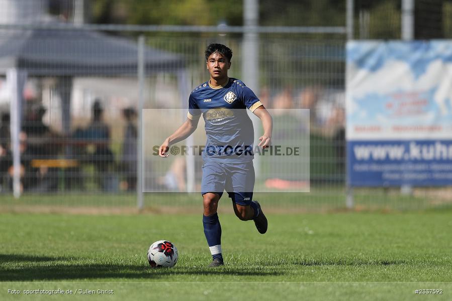 Jan-Mauries Caballero, Sportgelände, Karlstadt, 21.08.2022, BFV, sport, action, Fussball, August 2022, Saison 2022/2023, 4. Spieltag, Kreisliga Würzburg, FCG, FVK, FC Gössenheim, FV Karlstadt - Bild-ID: 2337592