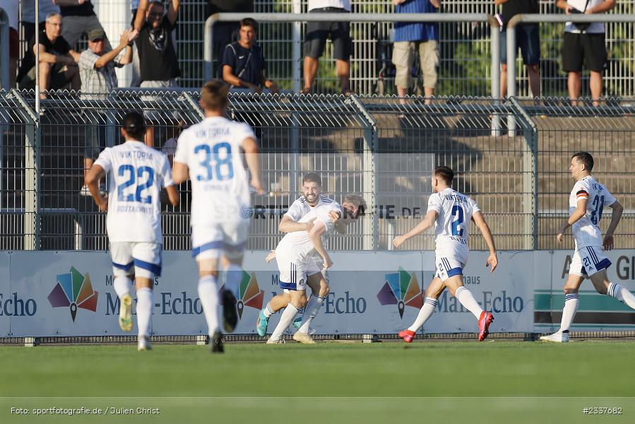 Clay Verkaj, Stadion am Schönbusch, Aschaffenburg, 23.08.2022, BFV, sport, action, Fussball, August 2022, Saison 2022/2023, 8. Spieltag, Regionalliga Bayern, FWK, SVA, FC Würzburger Kickers, SV Viktoria Aschaffenburg - Bild-ID: 2337682