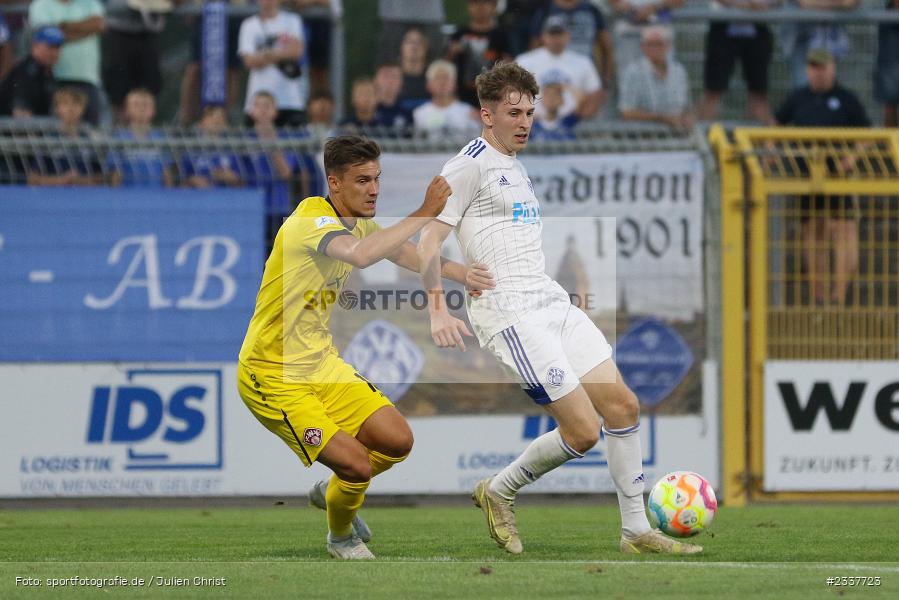 Benedict Laverty, Stadion am Schönbusch, Aschaffenburg, 23.08.2022, BFV, sport, action, Fussball, August 2022, Saison 2022/2023, 8. Spieltag, Regionalliga Bayern, FWK, SVA, FC Würzburger Kickers, SV Viktoria Aschaffenburg - Bild-ID: 2337723 Benedict Laverty, Stadion am Schönbusch, Aschaffenburg, 23.08.2022, BFV, sport, action, Fussball, August 2022, Saison 2022/2023, 8. Spieltag, Regionalliga Bayern, FWK, SVA, FC Würzburger Kickers, SV Viktoria Aschaffenburg - Bild-ID: 2337723