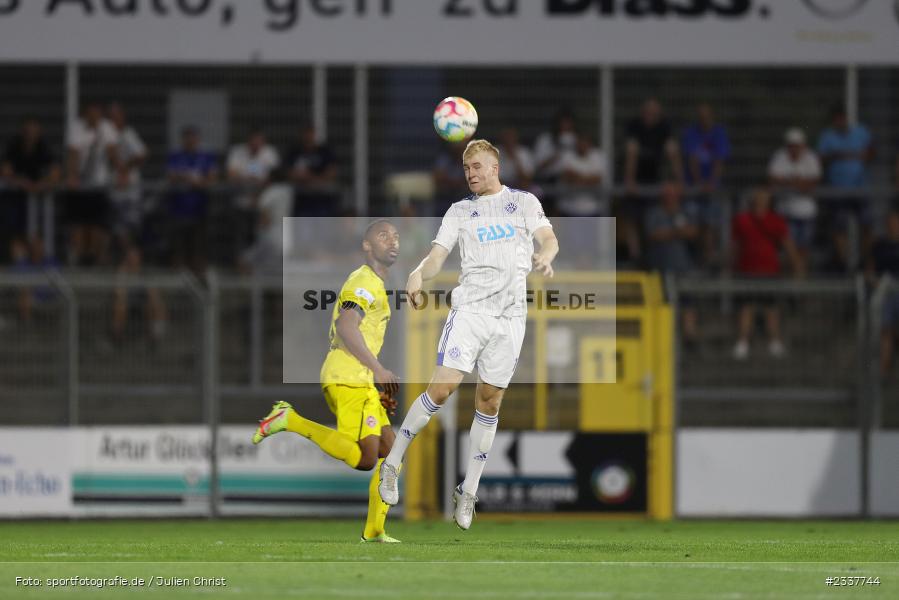 Jan Stein, Stadion am Schönbusch, Aschaffenburg, 23.08.2022, BFV, sport, action, Fussball, August 2022, Saison 2022/2023, 8. Spieltag, Regionalliga Bayern, FWK, SVA, FC Würzburger Kickers, SV Viktoria Aschaffenburg - Bild-ID: 2337744