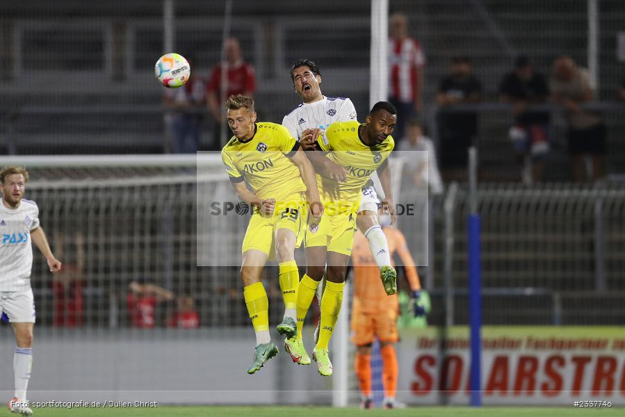 Hamza Boutakhrit, Stadion am Schönbusch, Aschaffenburg, 23.08.2022, BFV, sport, action, Fussball, August 2022, Saison 2022/2023, 8. Spieltag, Regionalliga Bayern, FWK, SVA, FC Würzburger Kickers, SV Viktoria Aschaffenburg - Bild-ID: 2337746