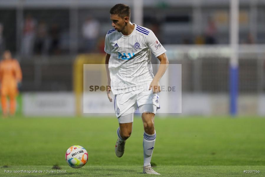 Veit Klement, Stadion am Schönbusch, Aschaffenburg, 23.08.2022, BFV, sport, action, Fussball, August 2022, Saison 2022/2023, 8. Spieltag, Regionalliga Bayern, FWK, SVA, FC Würzburger Kickers, SV Viktoria Aschaffenburg - Bild-ID: 2337766