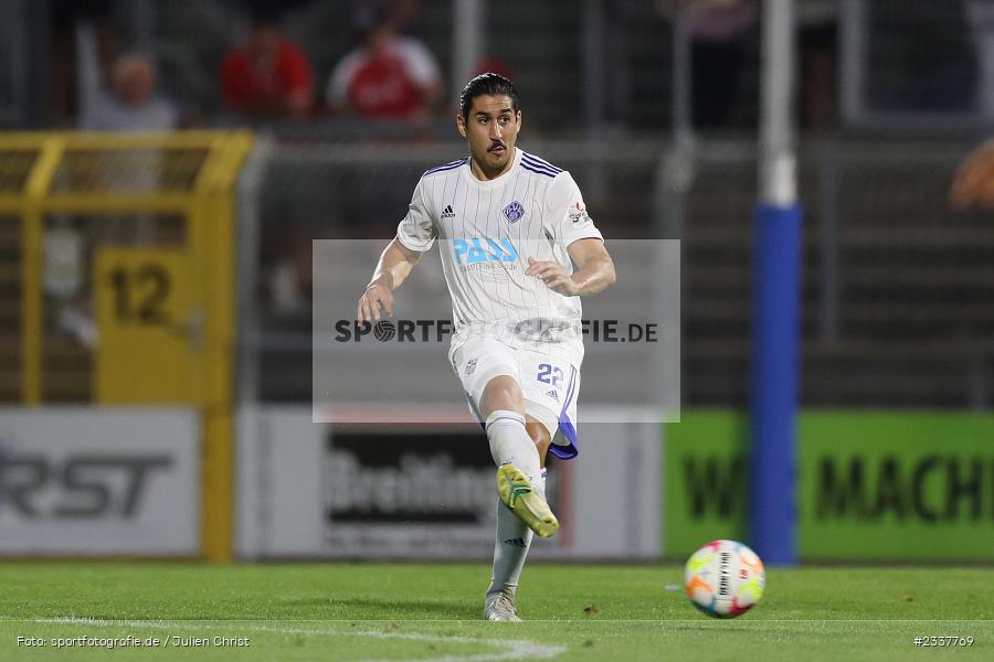 Hamza Boutakhrit, Stadion am Schönbusch, Aschaffenburg, 23.08.2022, BFV, sport, action, Fussball, August 2022, Saison 2022/2023, 8. Spieltag, Regionalliga Bayern, FWK, SVA, FC Würzburger Kickers, SV Viktoria Aschaffenburg - Bild-ID: 2337769 Hamza Boutakhrit, Stadion am Schönbusch, Aschaffenburg, 23.08.2022, BFV, sport, action, Fussball, August 2022, Saison 2022/2023, 8. Spieltag, Regionalliga Bayern, FWK, SVA, FC Würzburger Kickers, SV Viktoria Aschaffenburg - Bild-ID: 2337769