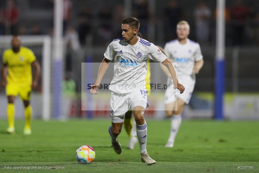 Veit Klement, Stadion am Schönbusch, Aschaffenburg, 23.08.2022, BFV, sport, action, Fussball, August 2022, Saison 2022/2023, 8. Spieltag, Regionalliga Bayern, FWK, SVA, FC Würzburger Kickers, SV Viktoria Aschaffenburg - Bild-ID: 2337780