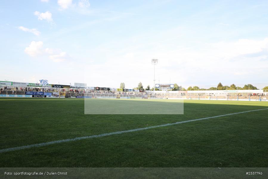 View, Rasen, Pitch, Stadion am Schönbusch, Aschaffenburg, 23.08.2022, BFV, sport, action, Fussball, August 2022, Saison 2022/2023, 8. Spieltag, Regionalliga Bayern, FWK, SVA, FC Würzburger Kickers, SV Viktoria Aschaffenburg - Bild-ID: 2337796