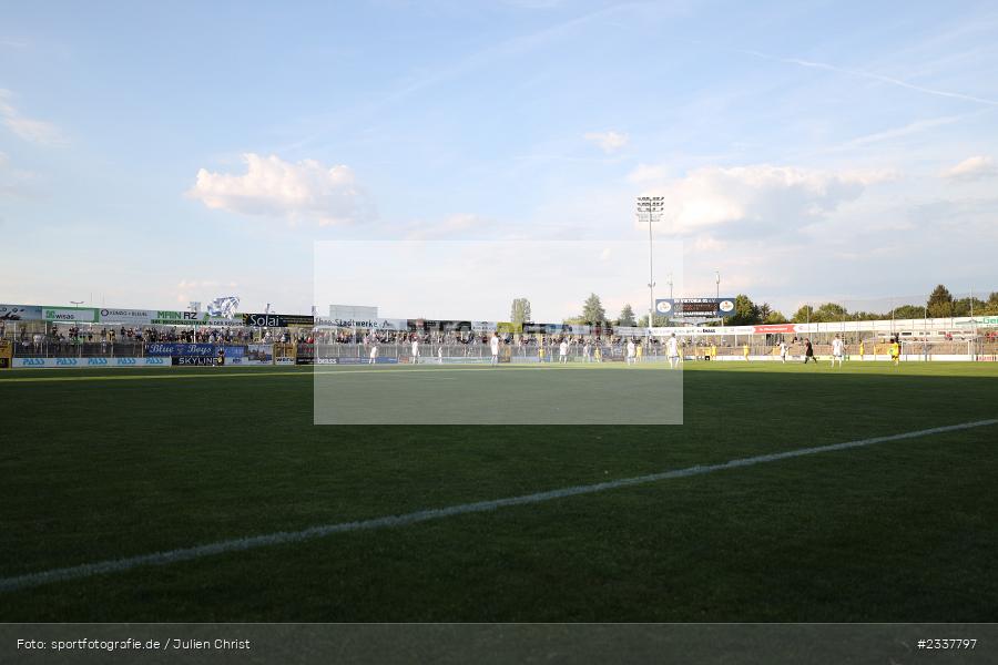 View, Rasen, Pitch, Stadion am Schönbusch, Aschaffenburg, 23.08.2022, BFV, sport, action, Fussball, August 2022, Saison 2022/2023, 8. Spieltag, Regionalliga Bayern, FWK, SVA, FC Würzburger Kickers, SV Viktoria Aschaffenburg - Bild-ID: 2337797