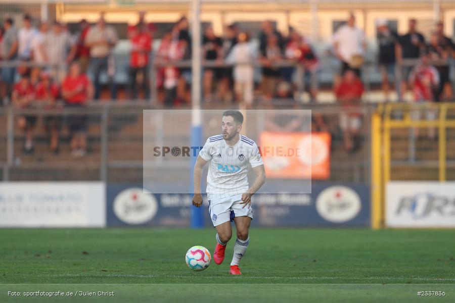 Silas Tom Zehnder, Stadion am Schönbusch, Aschaffenburg, 23.08.2022, BFV, sport, action, Fussball, August 2022, Saison 2022/2023, 8. Spieltag, Regionalliga Bayern, FWK, SVA, FC Würzburger Kickers, SV Viktoria Aschaffenburg - Bild-ID: 2337836