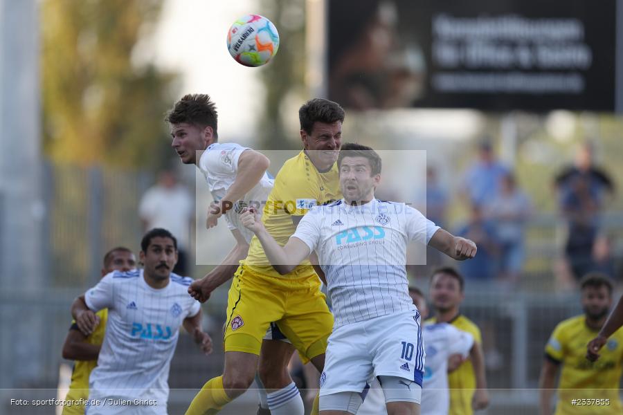 Lukas Müller, Stadion am Schönbusch, Aschaffenburg, 23.08.2022, BFV, sport, action, Fussball, August 2022, Saison 2022/2023, 8. Spieltag, Regionalliga Bayern, FWK, SVA, FC Würzburger Kickers, SV Viktoria Aschaffenburg - Bild-ID: 2337855