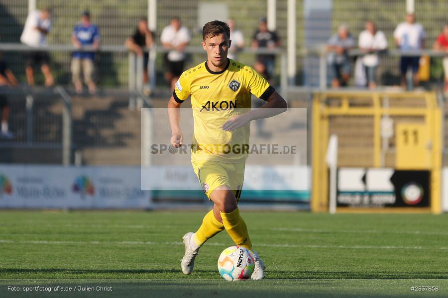 Maximilian Zaiser, Stadion am Schönbusch, Aschaffenburg, 23.08.2022, BFV, sport, action, Fussball, August 2022, Saison 2022/2023, 8. Spieltag, Regionalliga Bayern, FWK, SVA, FC Würzburger Kickers, SV Viktoria Aschaffenburg - Bild-ID: 2337858