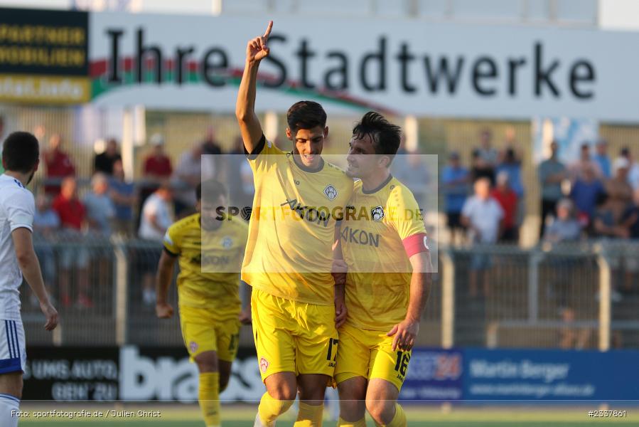 Ivan Franjic, Stadion am Schönbusch, Aschaffenburg, 23.08.2022, BFV, sport, action, Fussball, August 2022, Saison 2022/2023, 8. Spieltag, Regionalliga Bayern, FWK, SVA, FC Würzburger Kickers, SV Viktoria Aschaffenburg - Bild-ID: 2337861