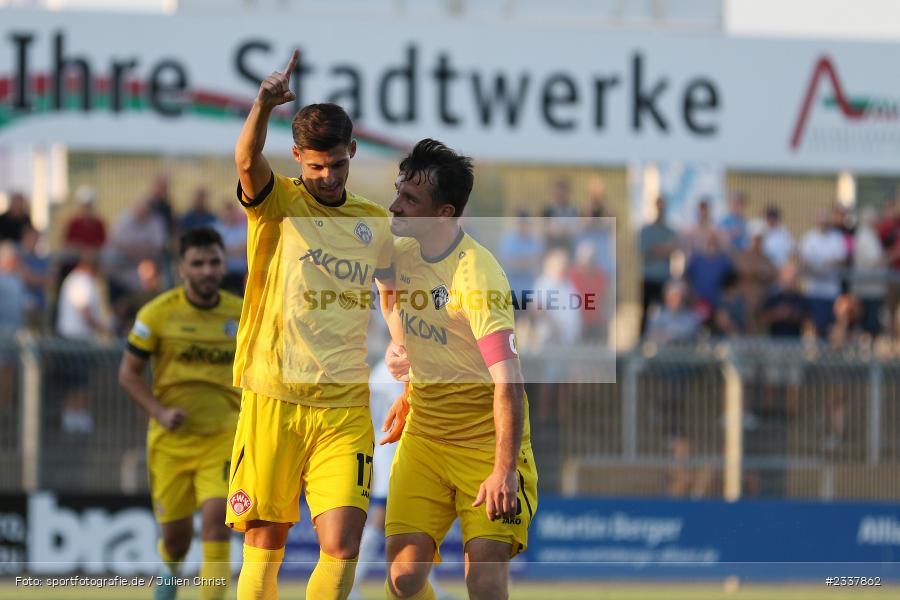Ivan Franjic, Stadion am Schönbusch, Aschaffenburg, 23.08.2022, BFV, sport, action, Fussball, August 2022, Saison 2022/2023, 8. Spieltag, Regionalliga Bayern, FWK, SVA, FC Würzburger Kickers, SV Viktoria Aschaffenburg - Bild-ID: 2337862