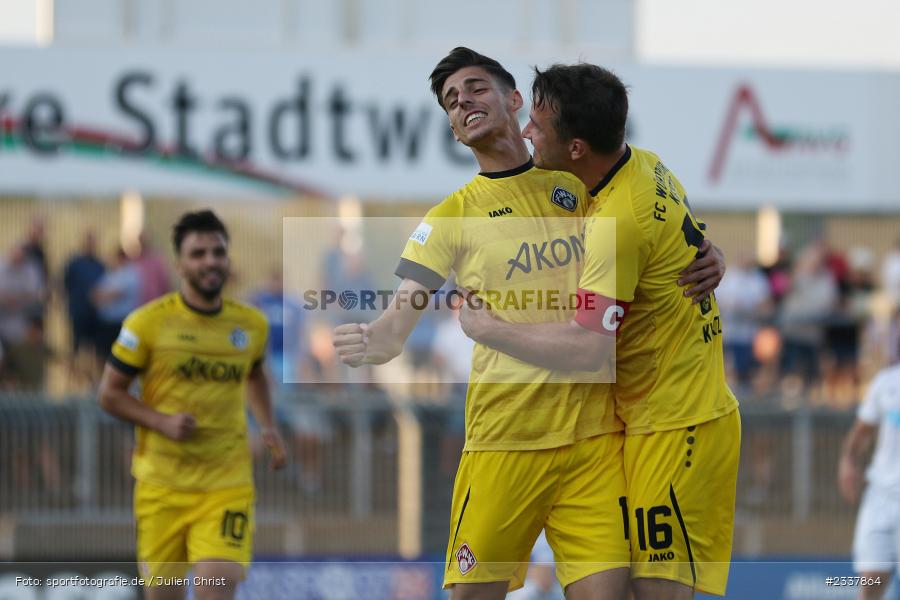 Ivan Franjic, Stadion am Schönbusch, Aschaffenburg, 23.08.2022, BFV, sport, action, Fussball, August 2022, Saison 2022/2023, 8. Spieltag, Regionalliga Bayern, FWK, SVA, FC Würzburger Kickers, SV Viktoria Aschaffenburg - Bild-ID: 2337864