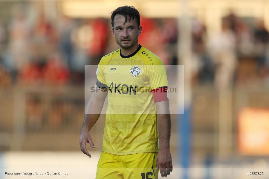 Peter Kurzweg, Stadion am Schönbusch, Aschaffenburg, 23.08.2022, BFV, sport, action, Fussball, August 2022, Saison 2022/2023, 8. Spieltag, Regionalliga Bayern, FWK, SVA, FC Würzburger Kickers, SV Viktoria Aschaffenburg - Bild-ID: 2337875
