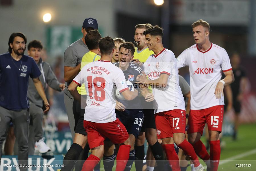 Christoph Ehlich, FLYERALARM Arena, Würzburg, 26.08.2022, BFV, sport, action, Fussball, August 2022, Saison 2022/2023, 9. Spieltag, Regionalliga Bayern, UHA, FWK, SpVgg Unterhaching, FC Würzburger Kickers - Bild-ID: 2337915