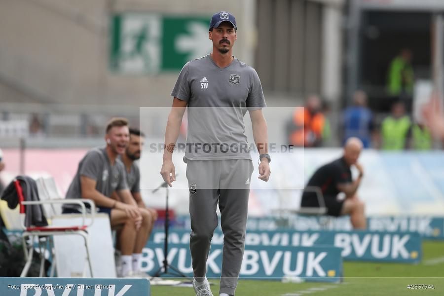 Sandro Wagner, FLYERALARM Arena, Würzburg, 26.08.2022, BFV, sport, action, Fussball, August 2022, Saison 2022/2023, 9. Spieltag, Regionalliga Bayern, UHA, FWK, SpVgg Unterhaching, FC Würzburger Kickers - Bild-ID: 2337946