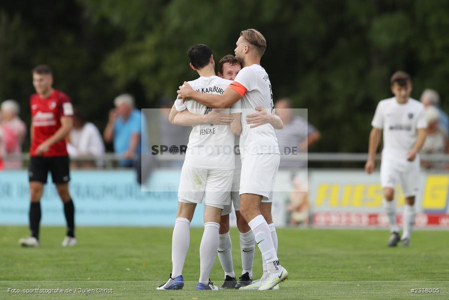 Sebastian Fries, Sportgelände in der Au, Karlburg, 27.08.2022, BFV, sport, action, Fussball, August 2022, Saison 2022/2023, 9. Spieltag, Landesliga Nordwest, DJK, TSV, DJK Schwebenried/Schwemmelsbach, TSV Karlburg - Bild-ID: 2338005 Sebastian Fries, Sportgelände in der Au, Karlburg, 27.08.2022, BFV, sport, action, Fussball, August 2022, Saison 2022/2023, 9. Spieltag, Landesliga Nordwest, DJK, TSV, DJK Schwebenried/Schwemmelsbach, TSV Karlburg - Bild-ID: 2338005