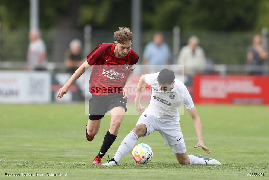 Maximilian Stahl, Sportgelände in der Au, Karlburg, 27.08.2022, BFV, sport, action, Fussball, August 2022, Saison 2022/2023, 9. Spieltag, Landesliga Nordwest, DJK, TSV, DJK Schwebenried/Schwemmelsbach, TSV Karlburg - Bild-ID: 2338051 Maximilian Stahl, Sportgelände in der Au, Karlburg, 27.08.2022, BFV, sport, action, Fussball, August 2022, Saison 2022/2023, 9. Spieltag, Landesliga Nordwest, DJK, TSV, DJK Schwebenried/Schwemmelsbach, TSV Karlburg - Bild-ID: 2338051
