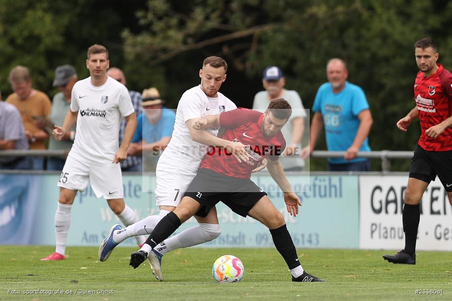 Christopher Lehmann, Sportgelände in der Au, Karlburg, 27.08.2022, BFV, sport, action, Fussball, August 2022, Saison 2022/2023, 9. Spieltag, Landesliga Nordwest, DJK, TSV, DJK Schwebenried/Schwemmelsbach, TSV Karlburg - Bild-ID: 2338061