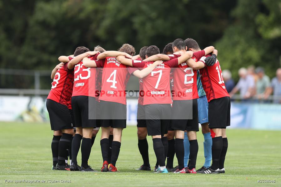 Mannschaftskreis, Sportgelände in der Au, Karlburg, 27.08.2022, BFV, sport, action, Fussball, August 2022, Saison 2022/2023, 9. Spieltag, Landesliga Nordwest, DJK, TSV, DJK Schwebenried/Schwemmelsbach, TSV Karlburg - Bild-ID: 2338062