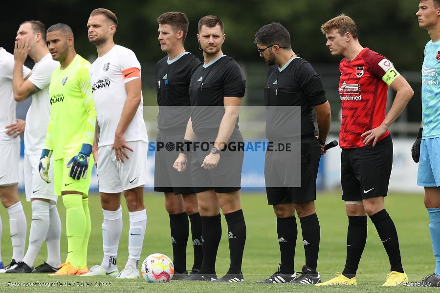 Dominik Fober, Sportgelände in der Au, Karlburg, 27.08.2022, BFV, sport, action, Fussball, August 2022, Saison 2022/2023, 9. Spieltag, Landesliga Nordwest, DJK, TSV, DJK Schwebenried/Schwemmelsbach, TSV Karlburg - Bild-ID: 2338065