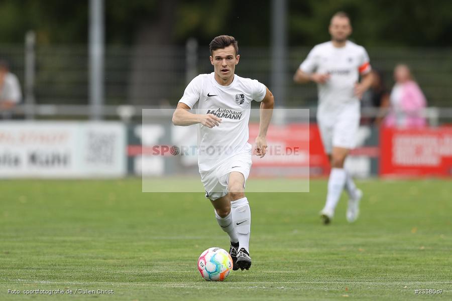 Paul Karle, Sportgelände in der Au, Karlburg, 27.08.2022, BFV, sport, action, Fussball, August 2022, Saison 2022/2023, 9. Spieltag, Landesliga Nordwest, DJK, TSV, DJK Schwebenried/Schwemmelsbach, TSV Karlburg - Bild-ID: 2338067