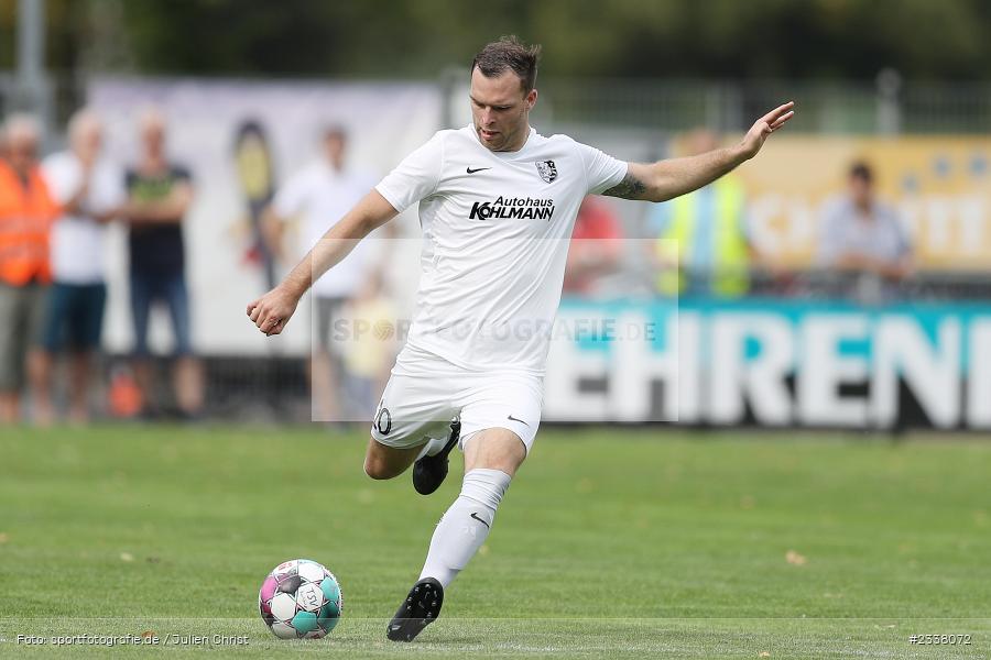 Maurice Kübert, Sportgelände in der Au, Karlburg, 27.08.2022, BFV, sport, action, Fussball, August 2022, Saison 2022/2023, 9. Spieltag, Landesliga Nordwest, DJK, TSV, DJK Schwebenried/Schwemmelsbach, TSV Karlburg - Bild-ID: 2338072