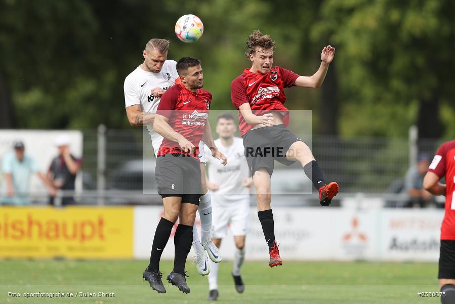 Marvin Schramm, Sportgelände in der Au, Karlburg, 27.08.2022, BFV, sport, action, Fussball, August 2022, Saison 2022/2023, 9. Spieltag, Landesliga Nordwest, DJK, TSV, DJK Schwebenried/Schwemmelsbach, TSV Karlburg - Bild-ID: 2338075