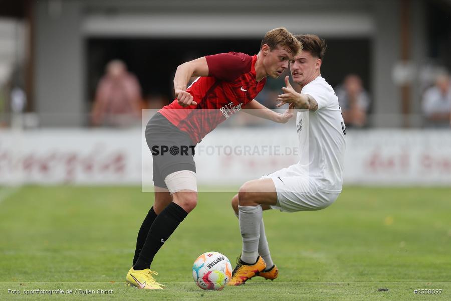 Yannick Deibl, Sportgelände in der Au, Karlburg, 27.08.2022, BFV, sport, action, Fussball, August 2022, Saison 2022/2023, 9. Spieltag, Landesliga Nordwest, DJK, TSV, DJK Schwebenried/Schwemmelsbach, TSV Karlburg - Bild-ID: 2338097