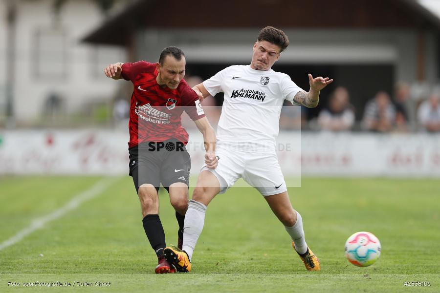 Andreas Jazev, Sportgelände in der Au, Karlburg, 27.08.2022, BFV, sport, action, Fussball, August 2022, Saison 2022/2023, 9. Spieltag, Landesliga Nordwest, DJK, TSV, DJK Schwebenried/Schwemmelsbach, TSV Karlburg - Bild-ID: 2338106