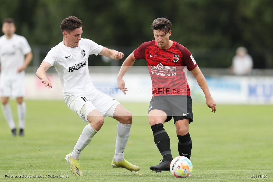 Kevin Markert, Sportgelände in der Au, Karlburg, 27.08.2022, BFV, sport, action, Fussball, August 2022, Saison 2022/2023, 9. Spieltag, Landesliga Nordwest, DJK, TSV, DJK Schwebenried/Schwemmelsbach, TSV Karlburg - Bild-ID: 2338109